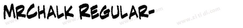MrChalk Regular字体转换